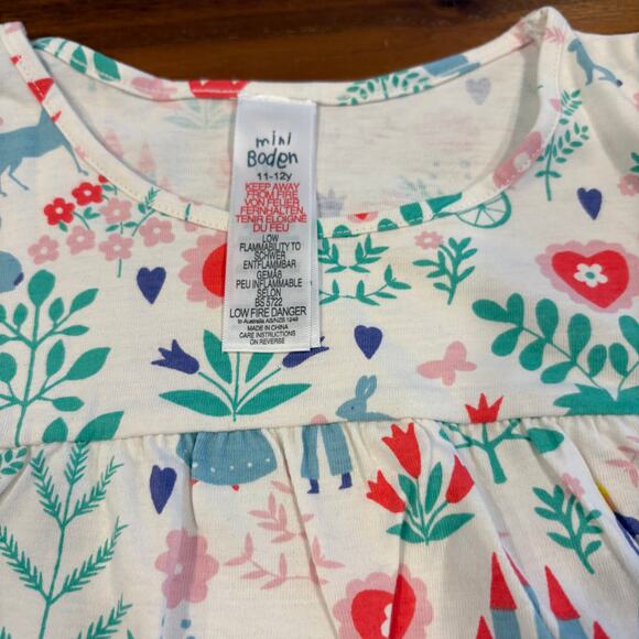 NWOT Size 11-12 Mini Boden Nightgown - Picture 2 of 2